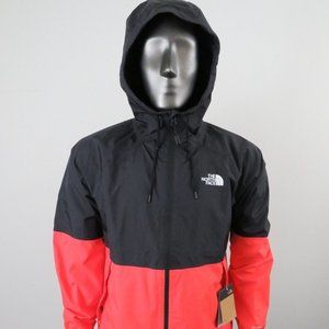 New Men's The North Face Antora Rain Jacket Size XXL Retro Orange